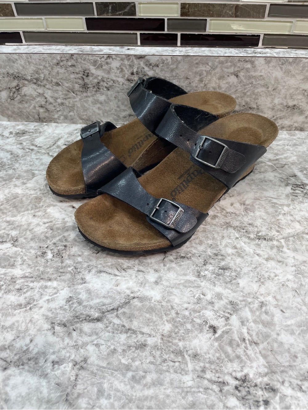 Birkenstock || Dorothy Wedge Papillio Sandal Wedge Heel 37 —- 6.5/7